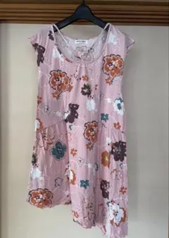NICE CLAUP 花柄ピンクチュニック (マタニティM)