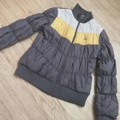 ルコックスポルティフ 中綿ジャケット レディース L 3色配色 ブルゾン