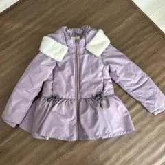 petit main ダウンコート　ラベンダー　アウター　冬