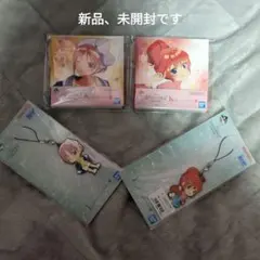 [新品、未開封]　五等分の花嫁キャンバスボード２種＆ラバーストラップ２種　E10
