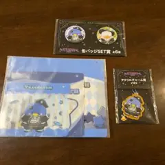 サンリオ　ハロウィン　ペックル　タキシードサム　缶バッジ　アクリルチャーム