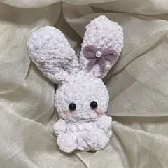 プリンセスモール あみぐるみ ハンドメイド うさぎ キーホルダー 現品