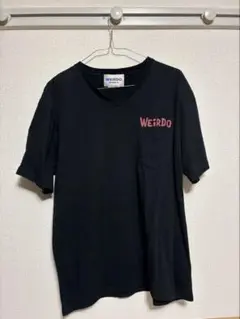 WEiRDO ブラック Tシャツ Lサイズ　Vネック