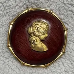 カメオ風　2wayブローチ&ペンダントトップ　ヴィンテージ