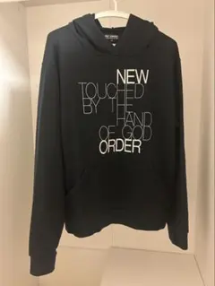 Rafsimons 19ss ブラック ノースリーブパーカー ロゴ入り - メルカリ