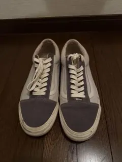 VANS グレー/ホワイト スニーカー ローカット