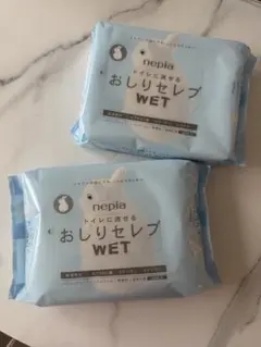 nepia トイレに流せる おしりセレブWET 詰替用 60枚入 2個セットのサムネイル