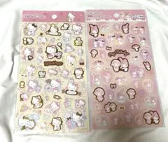 サンリオ 箔押しシール　2シート セット　ハローキティ　マイメロディ