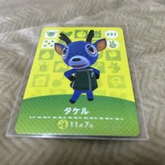 どうぶつの森　amiiboカード　タケル