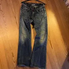 EDWIN503 ダークブルー フレアデニム