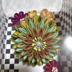 つまみ細工　髪飾り　和風　着物　卒業式　結婚式　披露宴　成人式　袴　振り袖