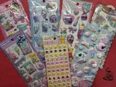 未開封7セット　ポケモン　シャカシャカ　ぷくぷく　シール