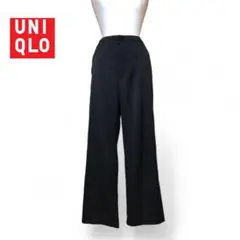 【UNIQLO】 ユニクロ カジュアルパンツ 薄手　楽ちん　 黒　ブラック　古着