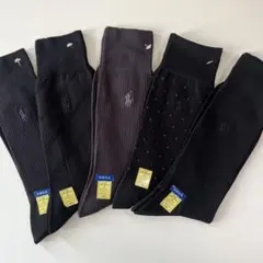 新品　ラルフローレン 靴下 ソックス　25〜26cm 5足　ビジネスソックスのサムネイル