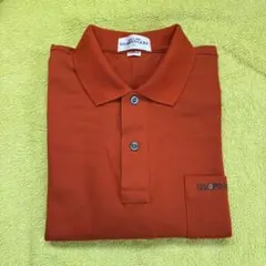 Arnold Palmer オレンジ 長袖ポロシャツ M クロダルマ レディース長袖ポロシャツ(脇スリット) オレンジ LL 25441L