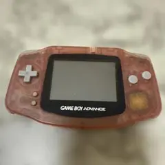ジャンク品 ゲームボーイアドバンス 本体 クリアピンク AGB-001