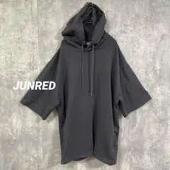 JUNRED ジュンレッド　エアシルケットハーフスリーブプルパーカー　Lサイズのサムネイル