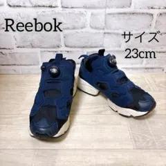 【Reebok】 リーボック （23cm） インスタポンプフューリー ネイビー