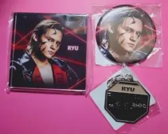 ランペ DMMくじ 龍 アクリルブロック＋メタルチャーム＋缶バッジセット