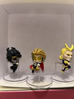 僕のヒーローアカデミア ミニフィギュア 3体セット　オールマイト、ホークス、相澤