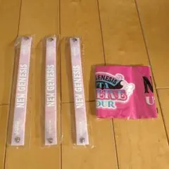 ワンピースFILM RED映画来場者特典リストバンド✕3、スティックバルーン✕1