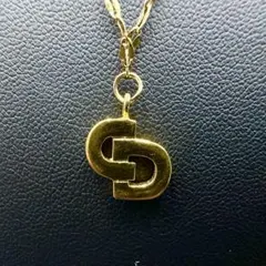 Christian Dior ネックレス ゴールド CDロゴ r8213