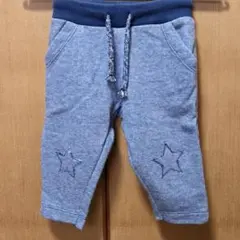 海外購入◇星刺繍付きブルーグレーパンツ
