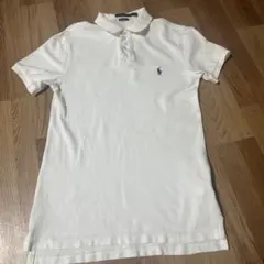ラルフローレン　半袖白ポロシャツ　XS