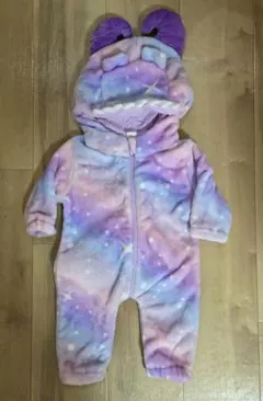 恐竜風フリースロンパース 3-6ヶ月