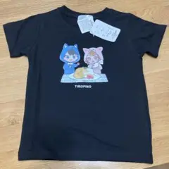 ちろぴのTシャツ　120cm 黒