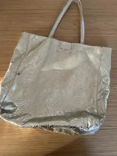 kate spade 軽量トートバッグA4対応メタリック ケイトスペード送料無料