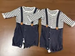 ロンパース　カバーオール　2枚セット