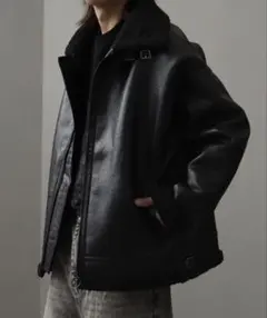 LIDNM】French Pilot Leather Jacket ※ボア欠品 - メルカリ