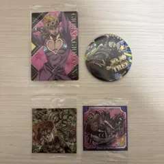 ジョジョの奇妙な冒険 カード・ステッカー・缶バッジセット