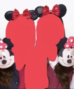 ディズニー ミニー カチューシャ ポーチ カーディガン