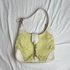 Coach Ergo Flap Shoulder Bag Green