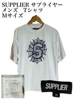 【古着】SUPPLIER サプライヤー メンズ　Tシャツ ホワイト Mサイズのサムネイル