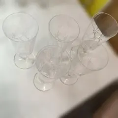 ボヘミアグラス リキュール ワイングラス 6点セット 鳥柄 - メルカリ