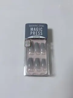 Dashing Diva Magic Press Coffin BlueGrey