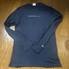 TOMMY JEANS ネイビー 長袖シャツ S