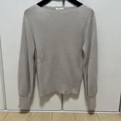 バルーン袖 ニット