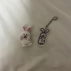 たべっ子どうぶつ うさぎちゃん アクリルキーホルダー マスコット