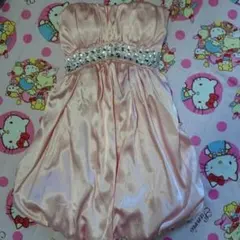 パーティ 式 二次会 キャバ ギャル ピンク ドレス ワンピ