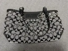 Coach ハンドバッグ ブラック/グレー