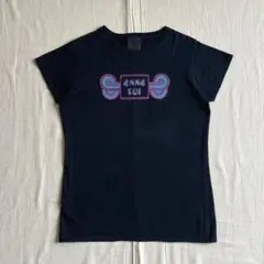 ～00s USA 製 ANNA SUI デカロゴプリント ピチT ミニT Y2Kのサムネイル