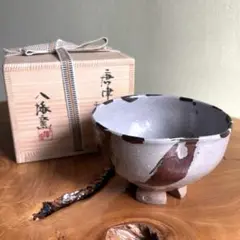 和食器　八幡窯　堀野証嗣造　唐津　割山椒　向付　六客　共箱　M　R7957 和食器 八幡窯 堀野証嗣造 唐津 割山椒 向付 六客 共