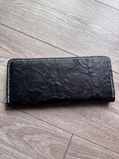 DIESEL archive y2k パンチングレザー 長財布 黒 2970 - メルカリ