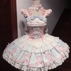 ロリータサスペンダードレス♥パーティーにぴったり✨可愛いロング丈