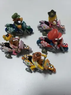 マリオカート・ バイク型フィギュア 5体セット