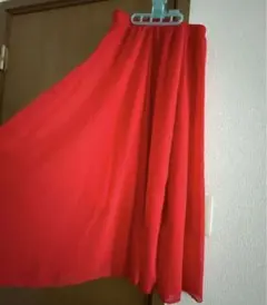 赤 スカート ロング